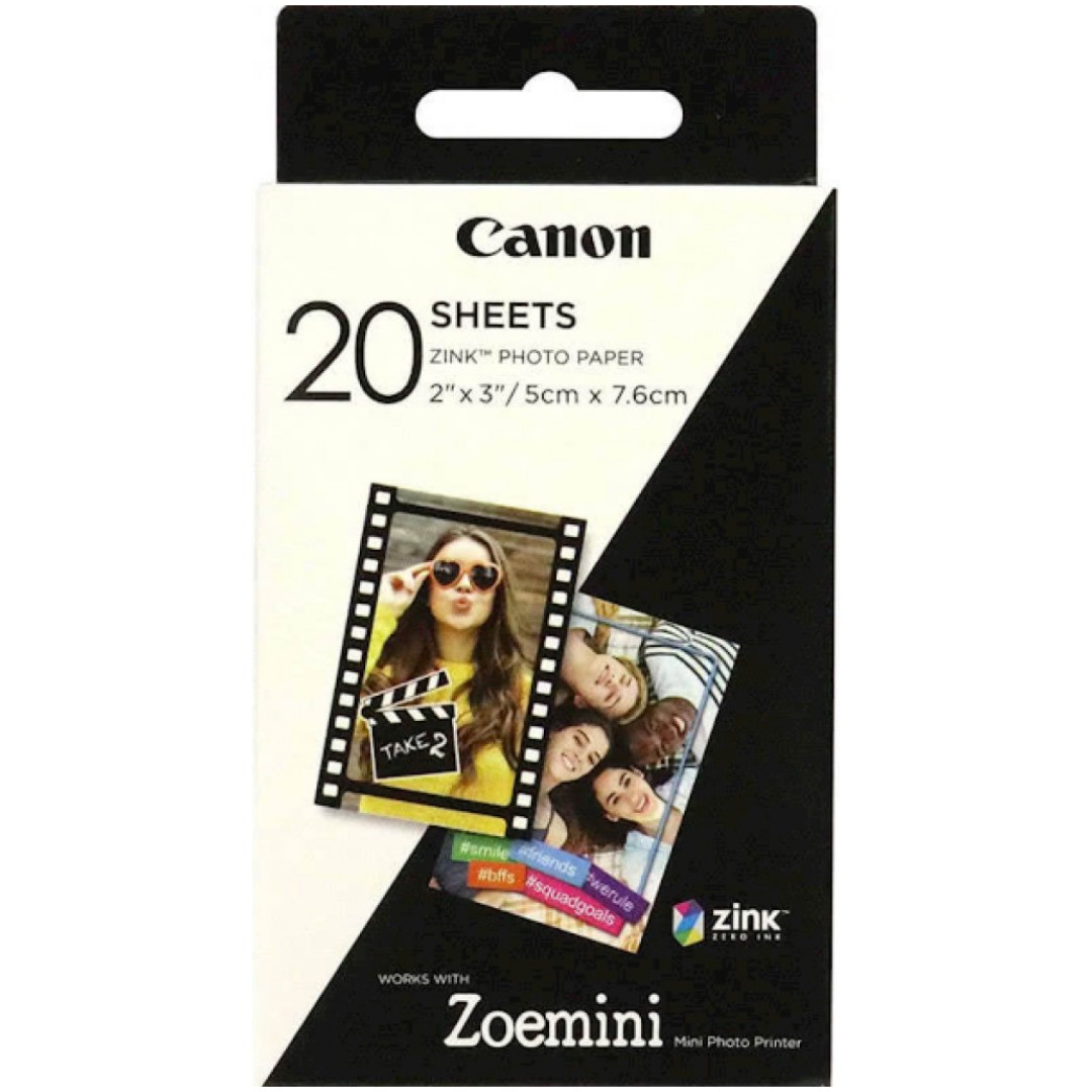 Papir CANON ZINK foto 20 pack za ZOEMINI (3214C002AA)