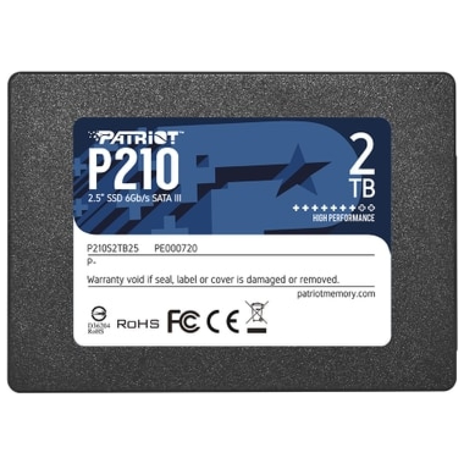 Patriot P210 2TB SSD SATA 3 2.5"