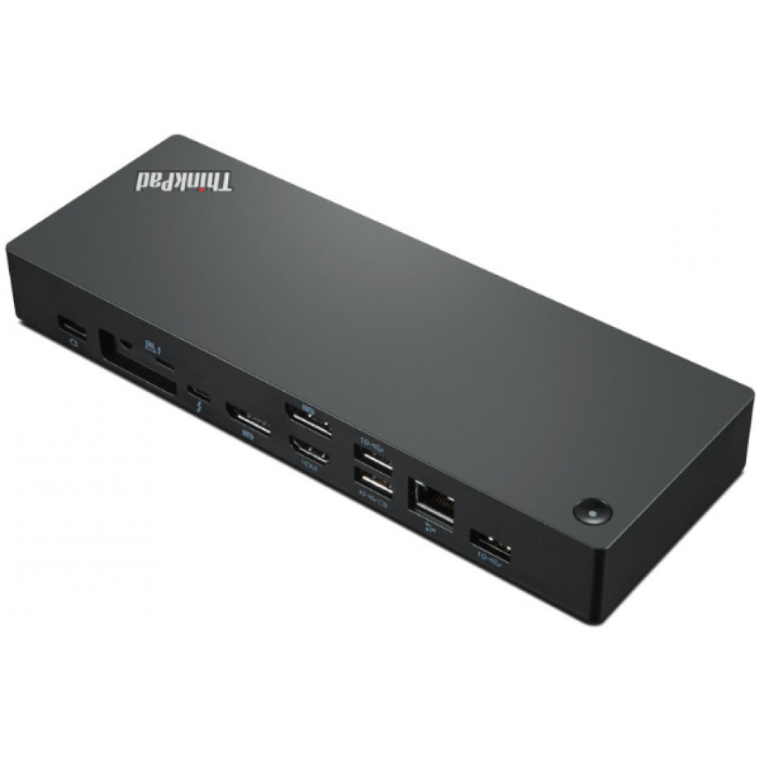Priklopna postaja USB-C => Lenovo ThinkPad Thunderbolt 4 300W PSU 4x USB 3.0 1x USB-C HDMI 2.1 2x DisplayPort 1.4 LAN
