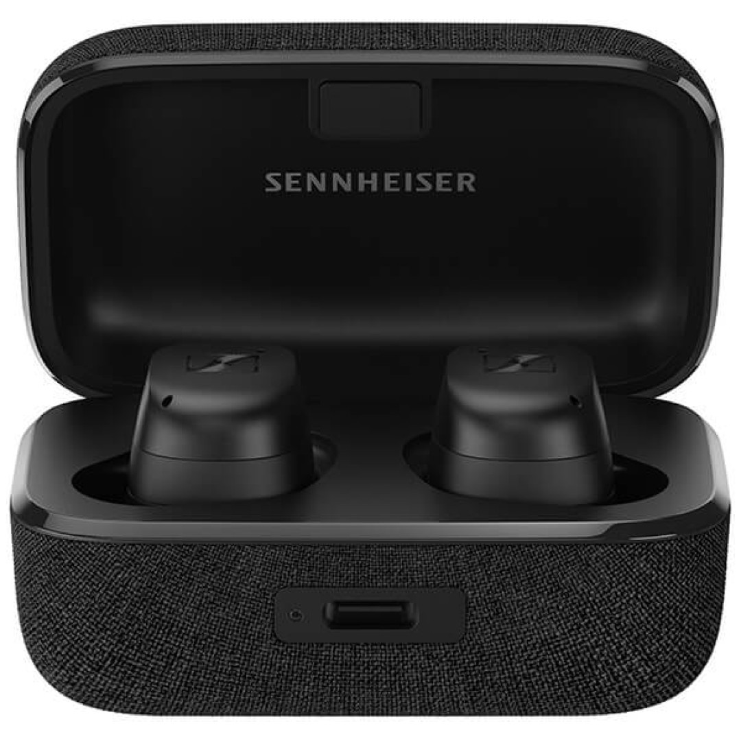 Slušalke brezžične ušesne Bluetooth stereo Sennheiser MOMENTUM True Wireless s prenosno polnilno postajo (509180)