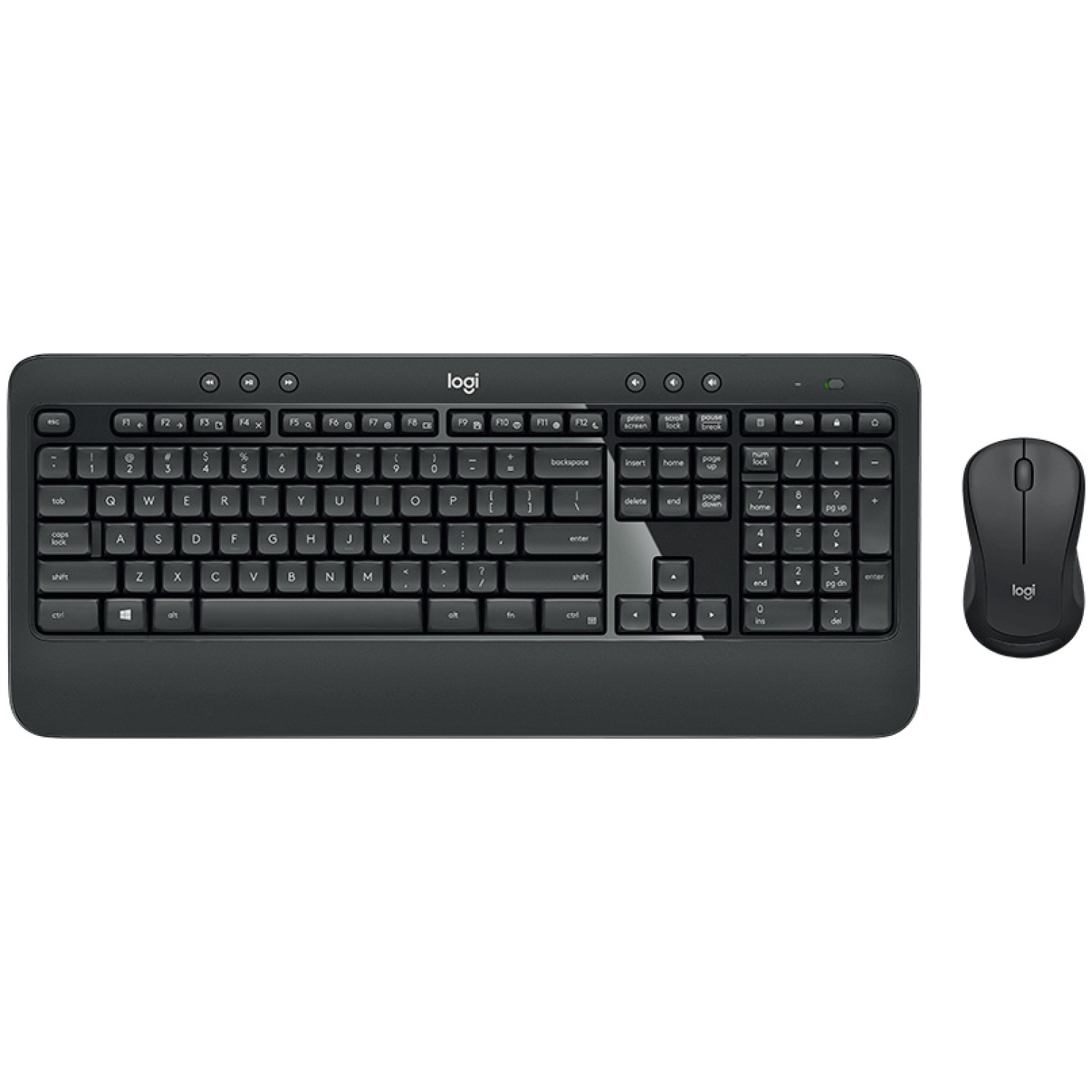 Tipkovnica in miš Logitech brezžična desktop MK540 SLO črna Unyfiying Combo advanced (920-008692)