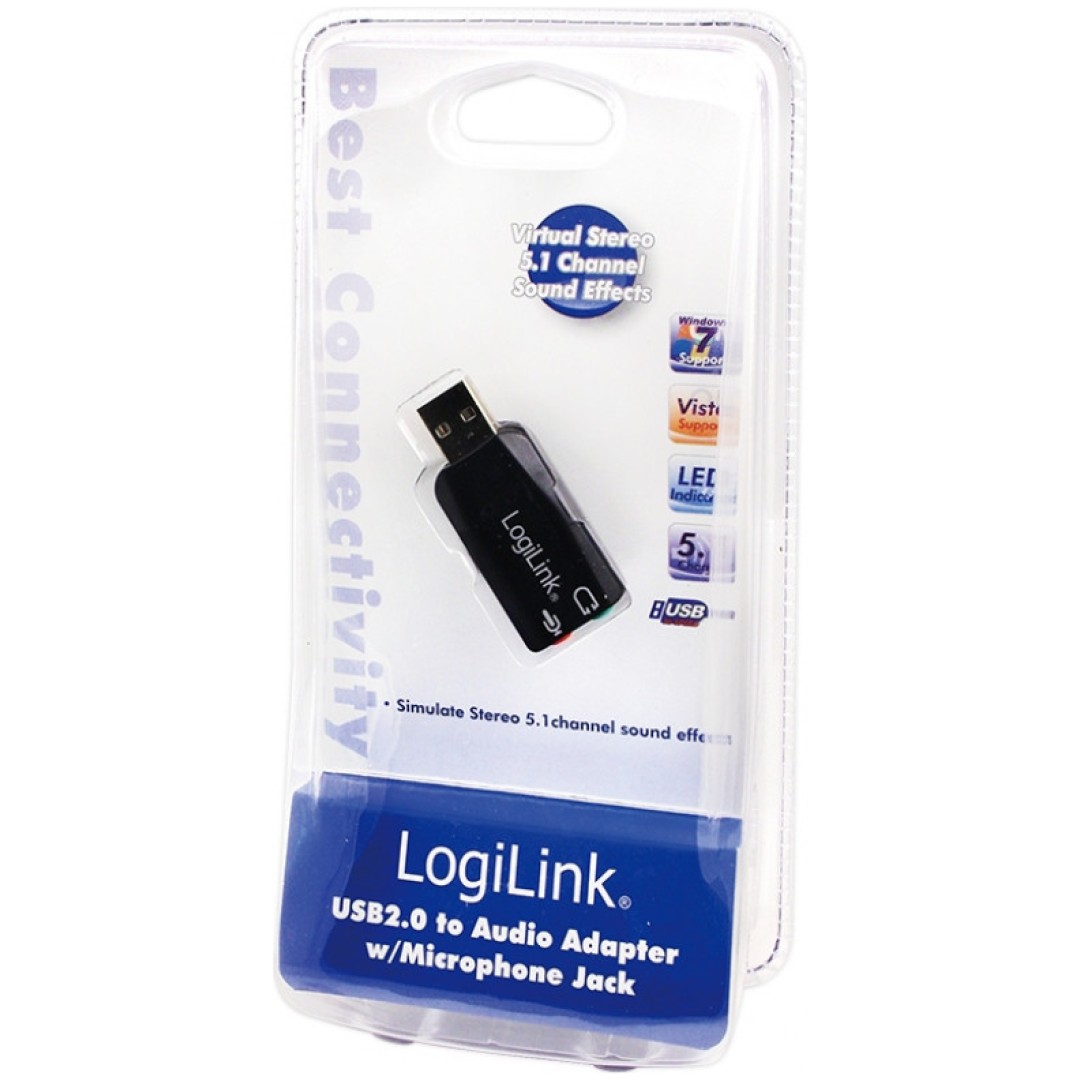 Zvočna kartica USB2.0 SB 2.1 LogiLink (UA0053)
