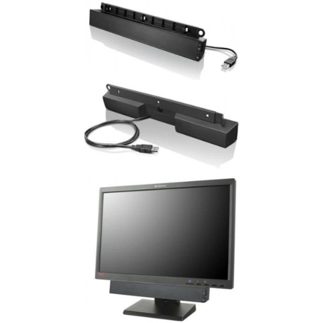 Zvočniki za monitor Lenovo USB Soundbar za monitorje  (0A36190)