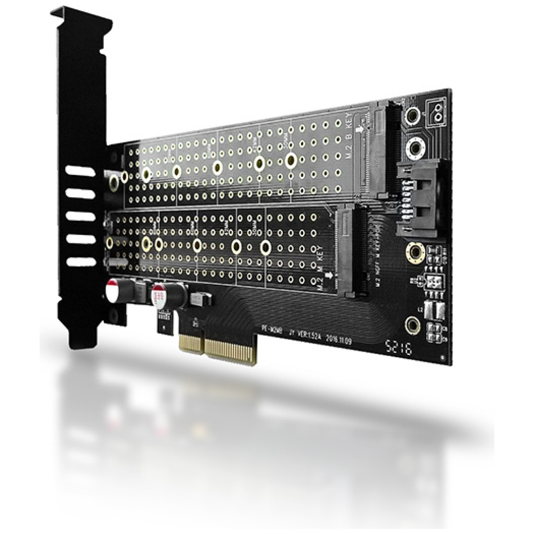 AXAGON Kartica NVME+SATA M.2 PCIE PCEM2-D