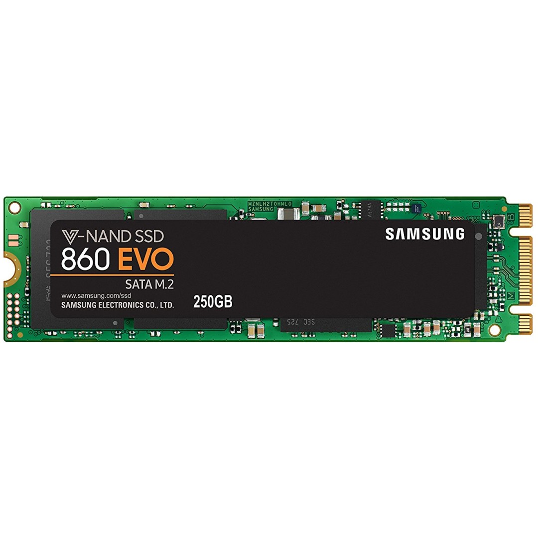 Disk SSD  M.2  80mm 250GB Samsung 860 EVO MLC 550/520MB/s Typ 2280 (MZ-N6E250BW)