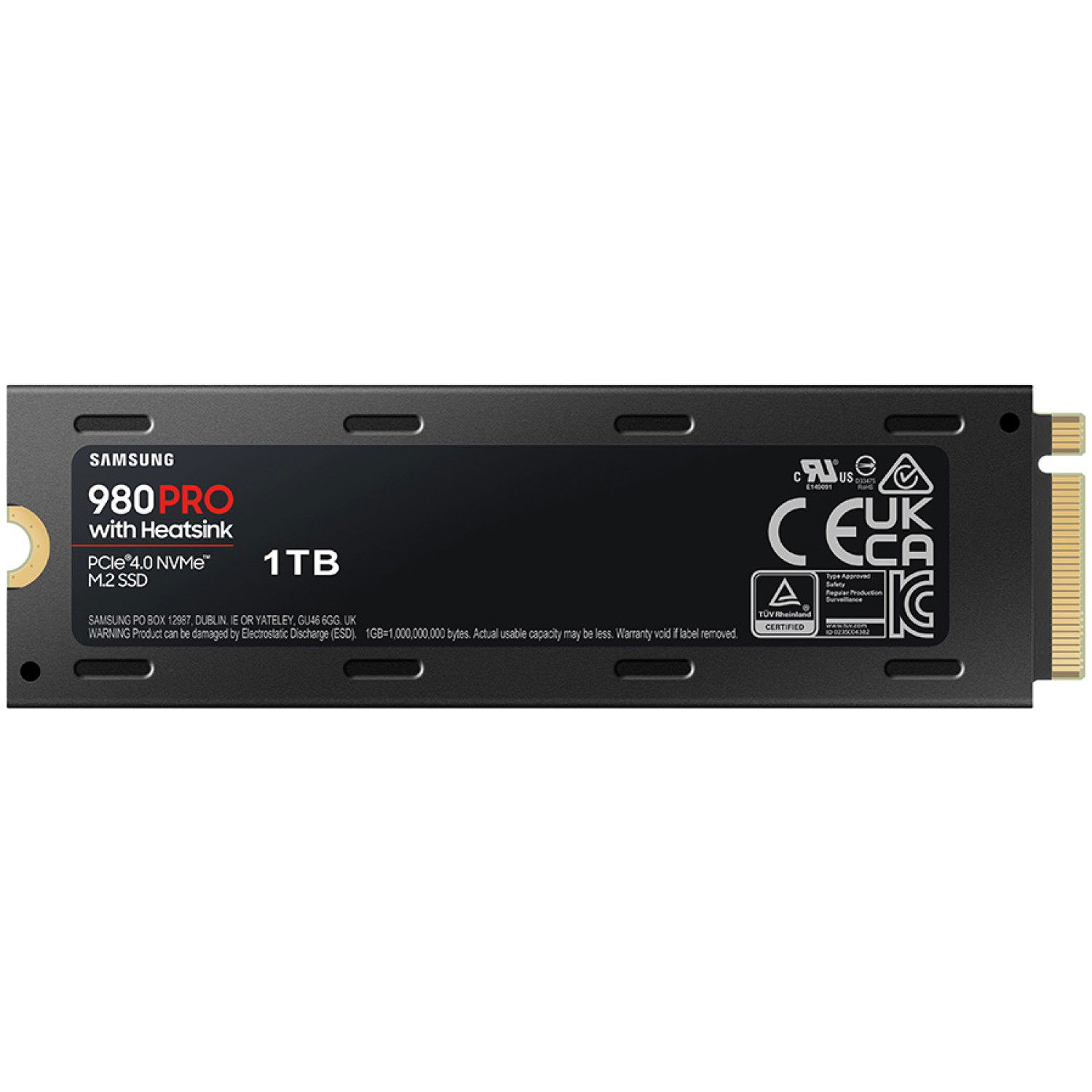 SAMSUNG 980 PRO 1TB M.2 PCIe 4.0 NVMe 1.3c (MZ-V8P1T0CW) SSD