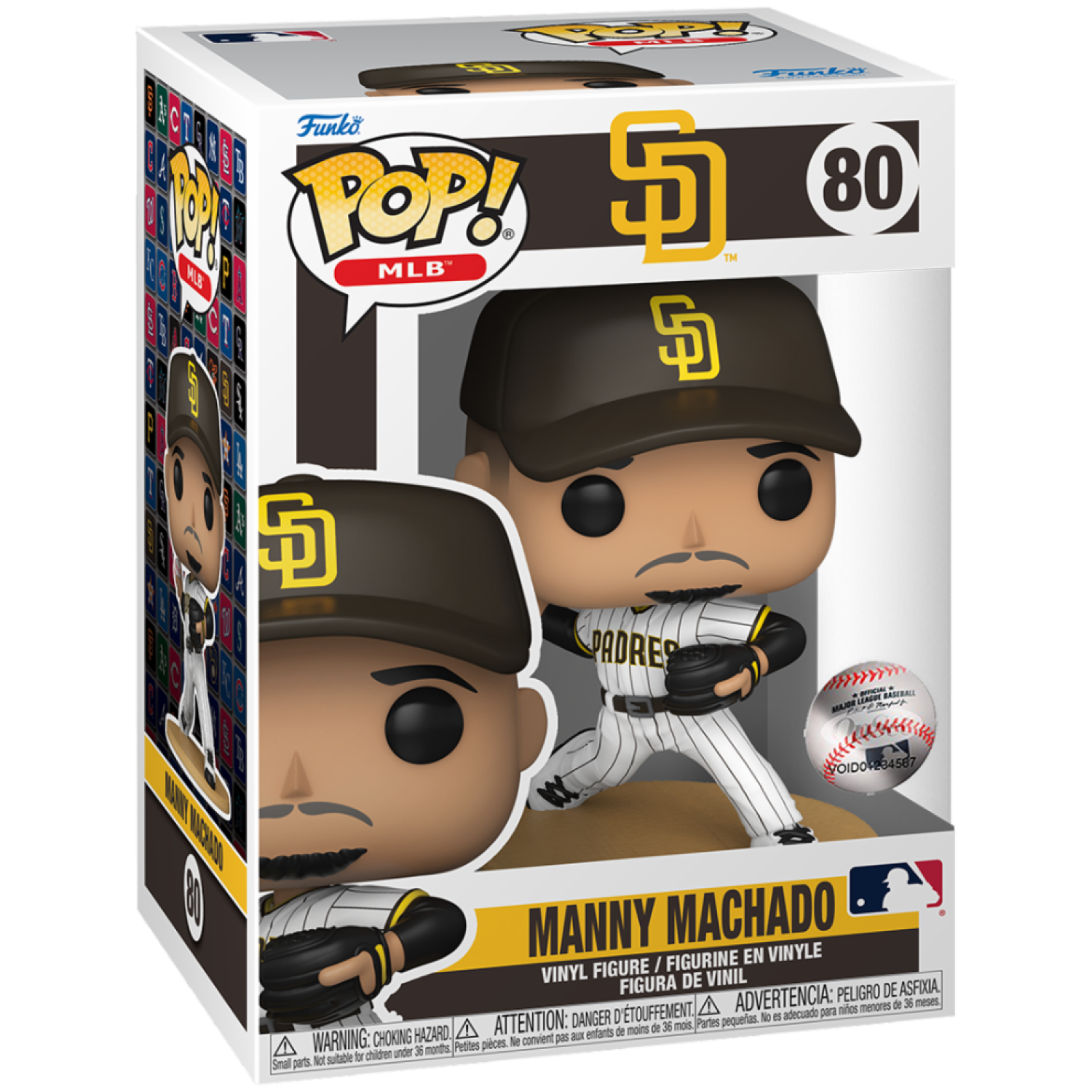 FUNKO POP MLB: PADRES - MANNY MACHADO (HOME JERSEY)