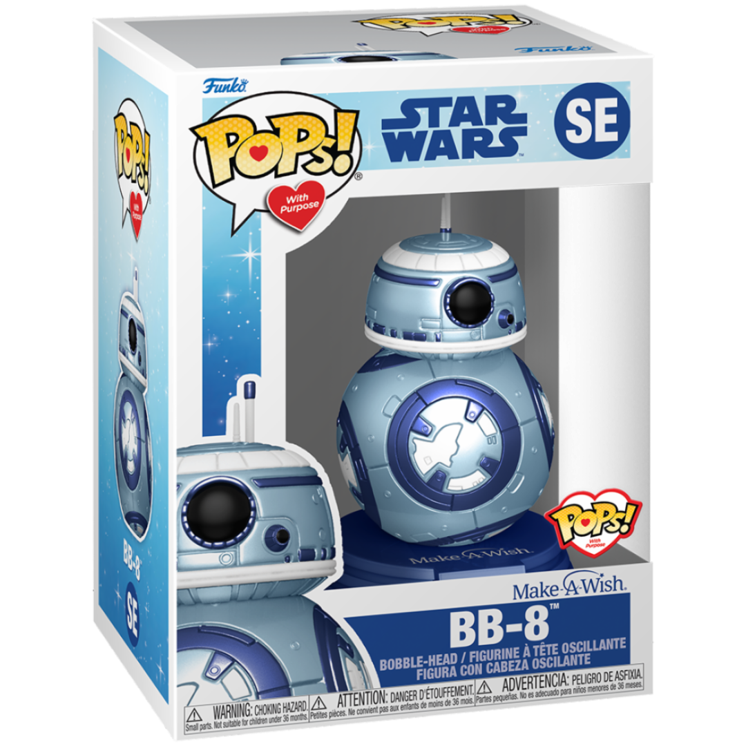 FUNKO POP: STAR WARS - M.A.WISH - BB-8 (METALLIC)