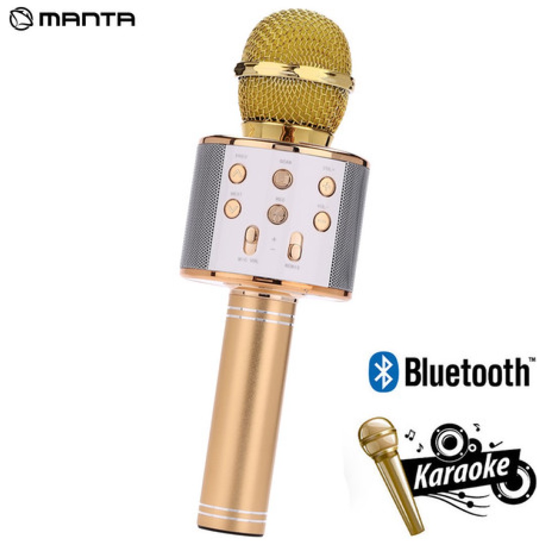 MANTA MIC10 karaoke mikrofon + zvočnik