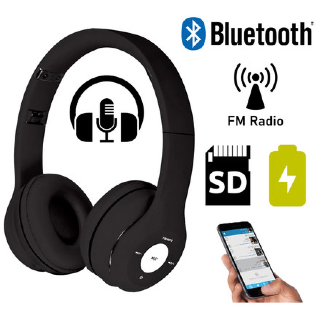 PLATINET/Freestyle FH0915B naglavne Bluetooth slušalke + mikrofon