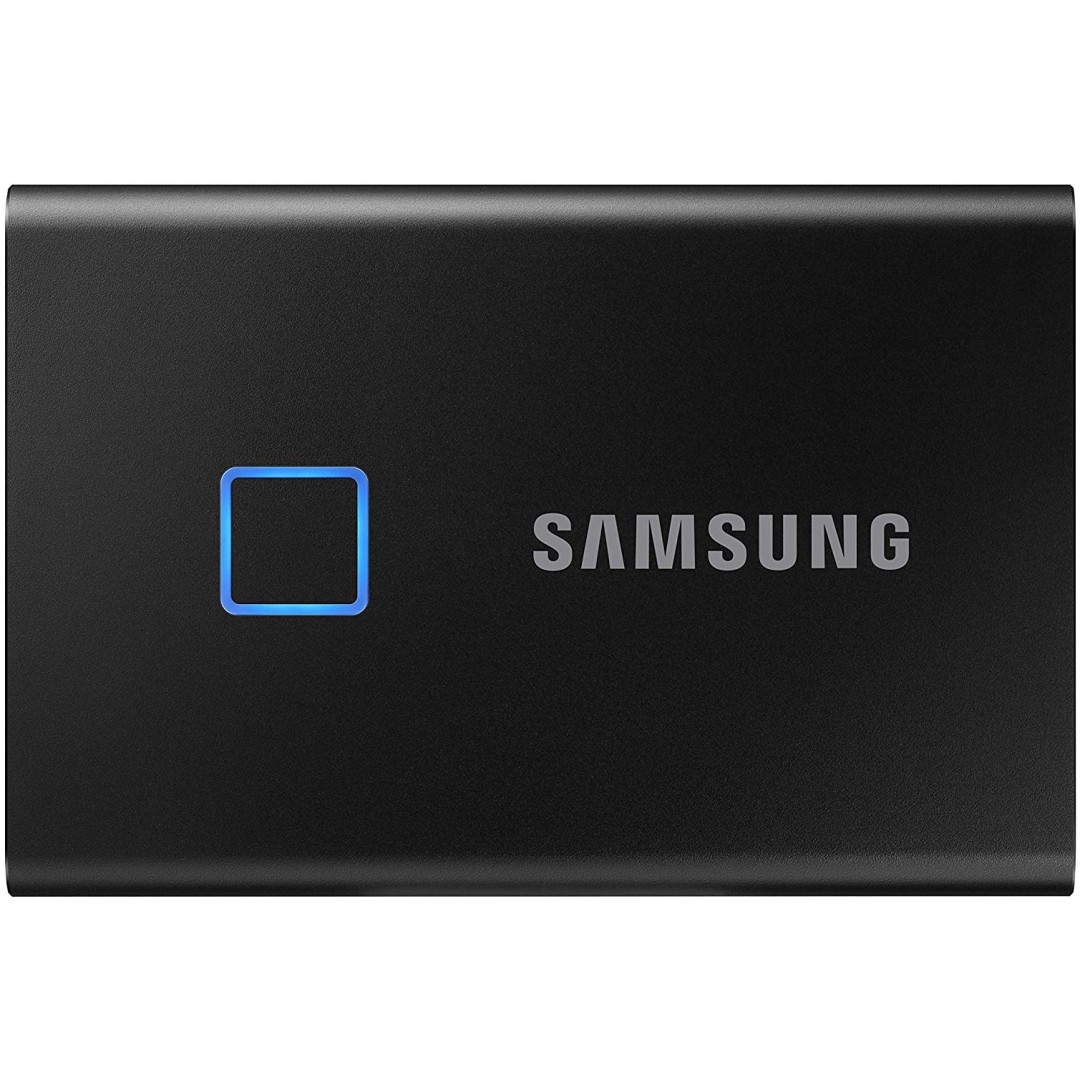 Prenosni SSD 1TB Samsung T7 Touch 1050/1000MB/s USB-C 3.2 Gen 2 (MU-PC1T0K/WW)