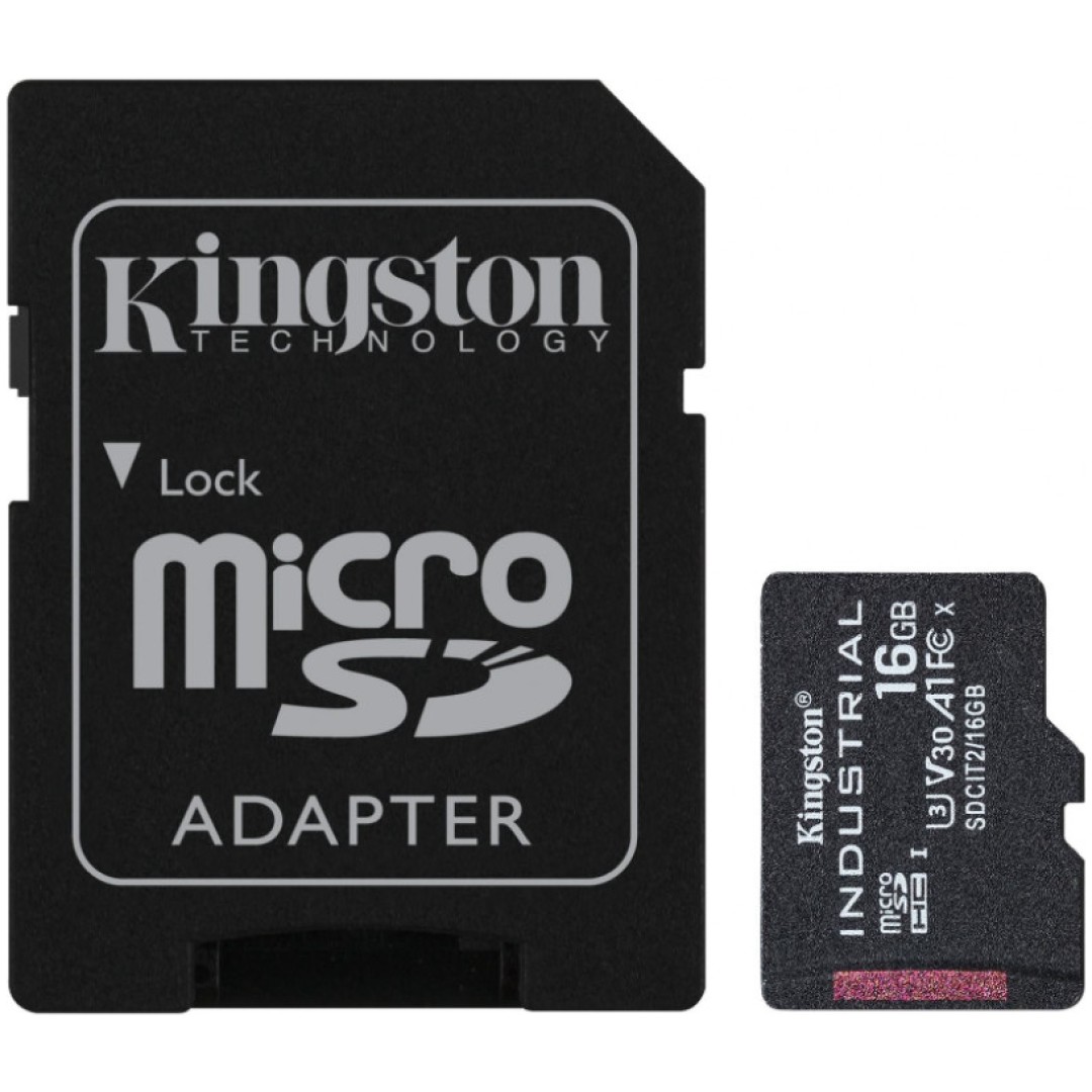 Spominska kartica SDHC-Micro 16GB Kingston - 100MB/s INDUSTRIAL C10 UHS-I