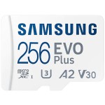 Spominska kartica SDXC-micro 256GB Samsung EVO Plus 130MB/s U3 V30 UHS-I (MB-MC256KA/EU) +adapter