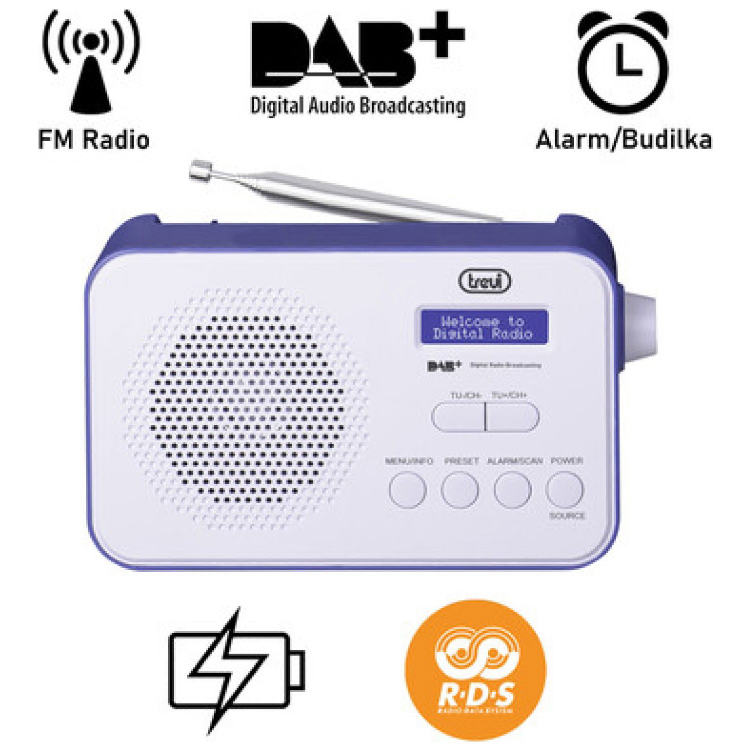 TREVI 7F92R Prenosni digitalni radio