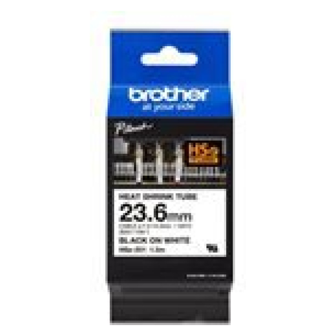 BROTHER HSe251 tape black on white
