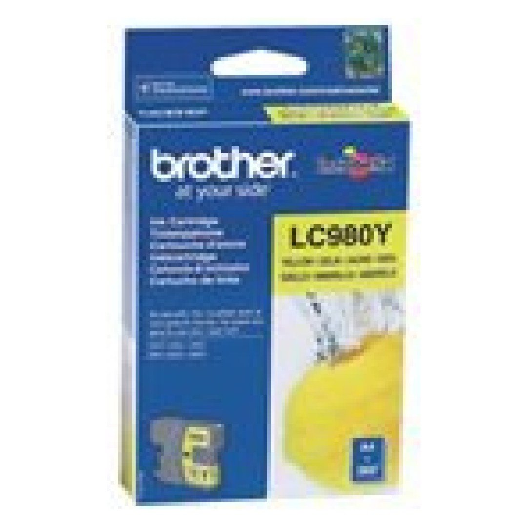 BROTHER Ink Cartridge LC-980 Y