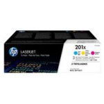 HP 201X Cyan/Magenta/Yellow toner 3-pack