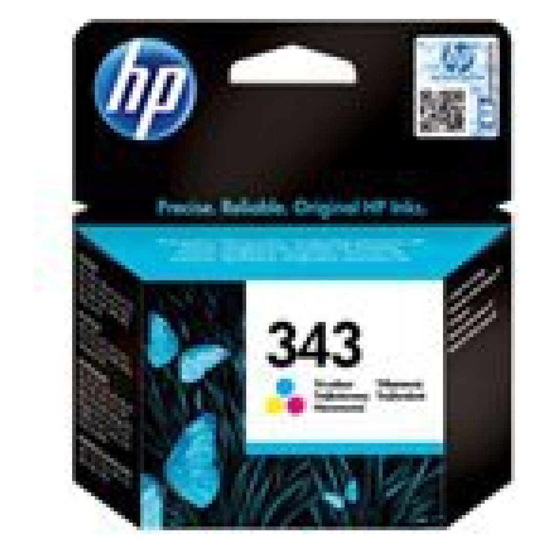 HP 343 original ink cartridge tri-colour