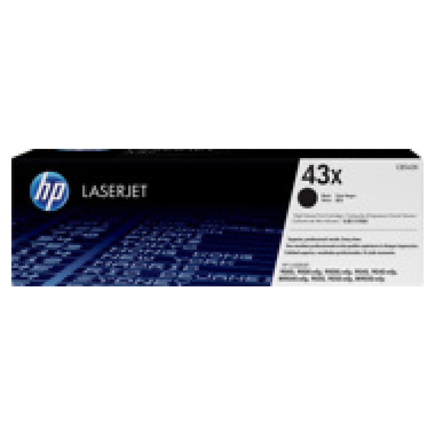 HP 43X Black LaserJet toner cartridge