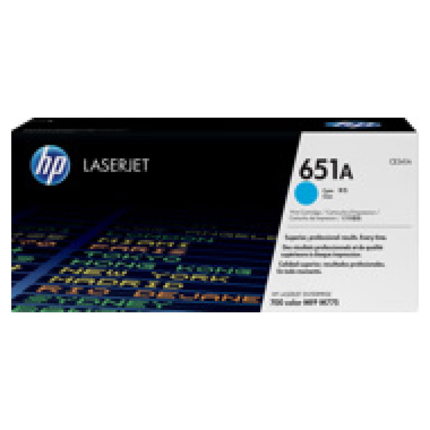 HP 651A Cyan toner cartridge