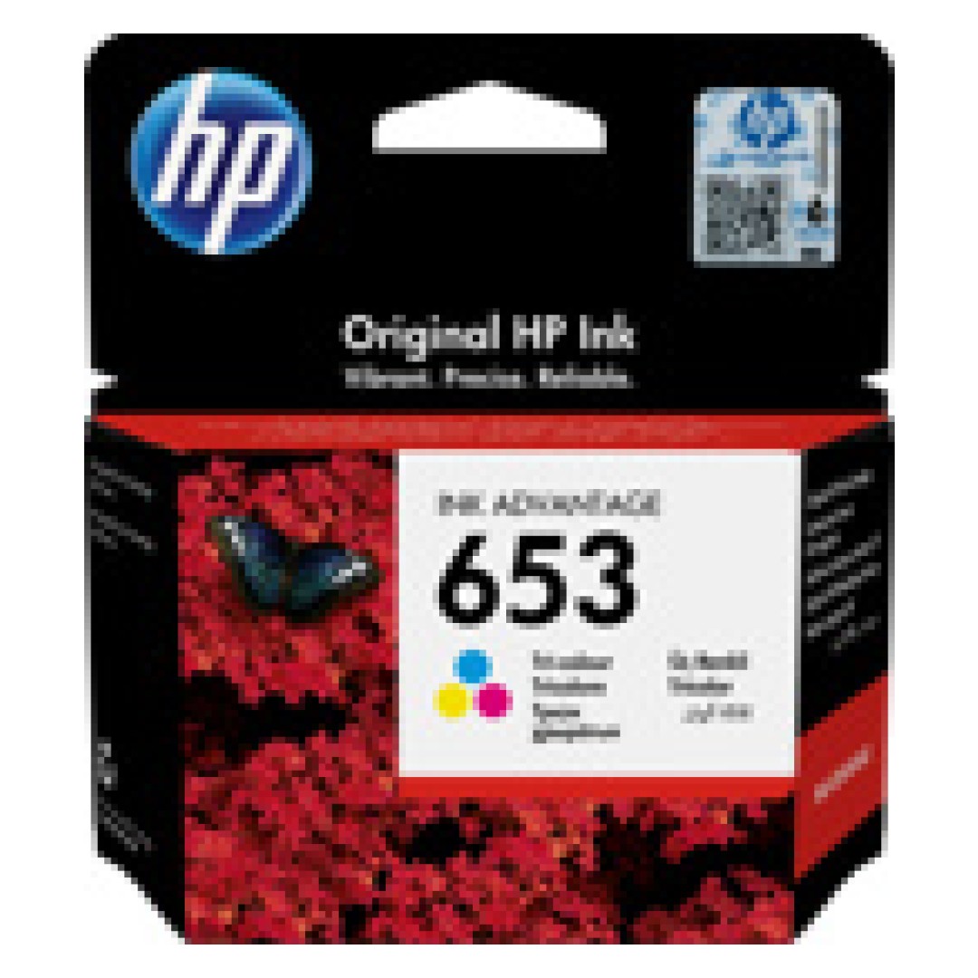 HP 653 Tri-color Original Ink Advantage