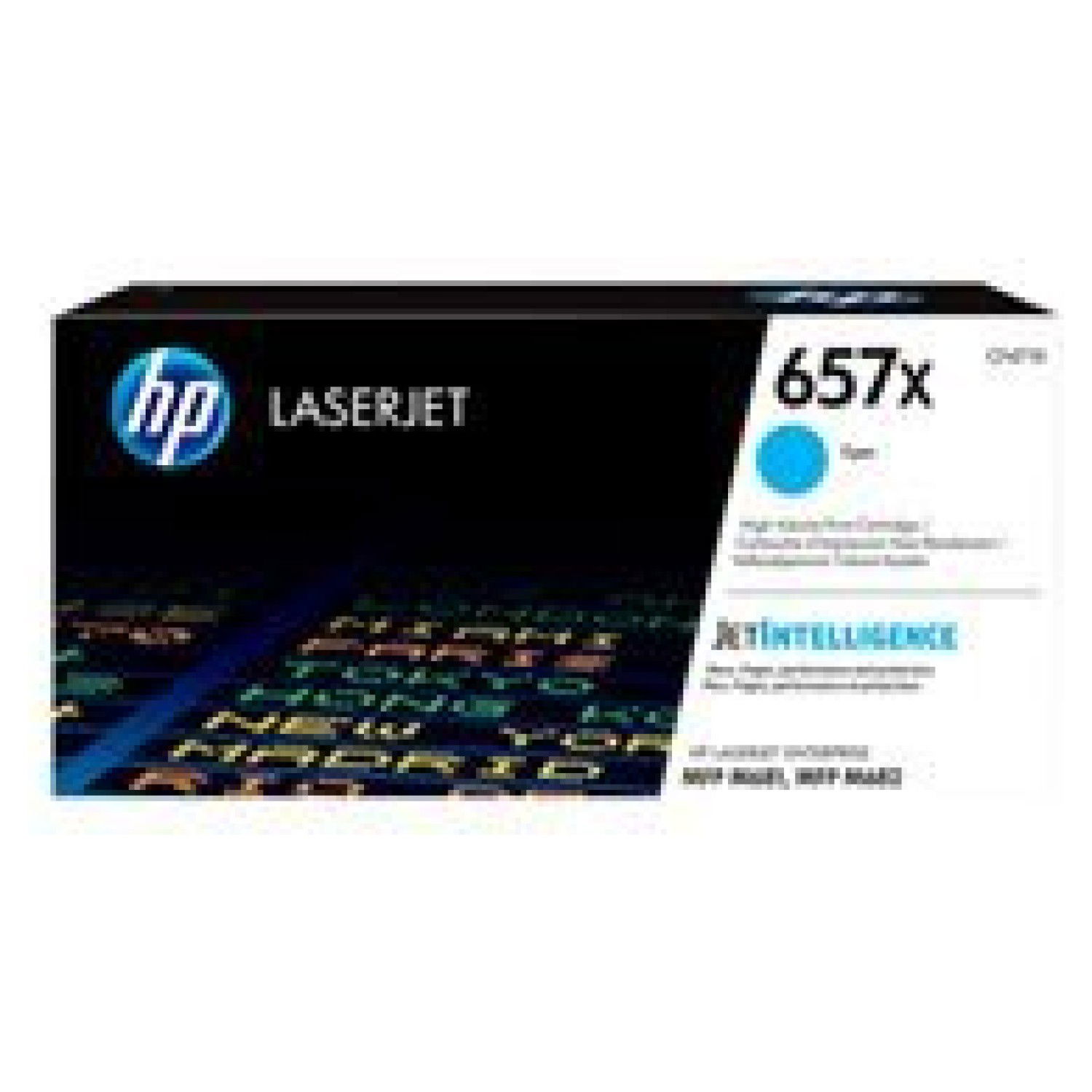 HP 657X Cyan Toner Cartridge