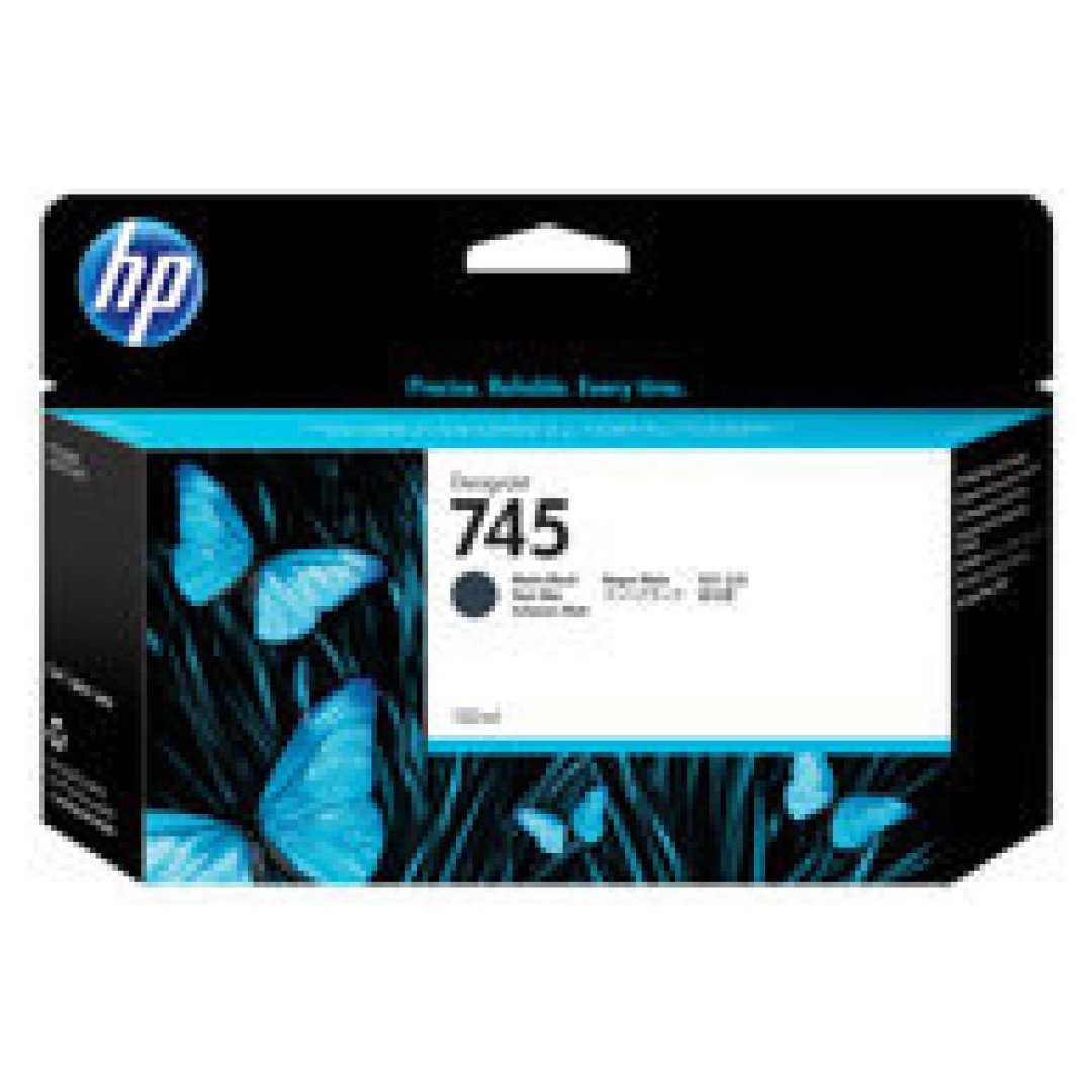 HP 745 Matte Black Ink Cartridge 130 ml