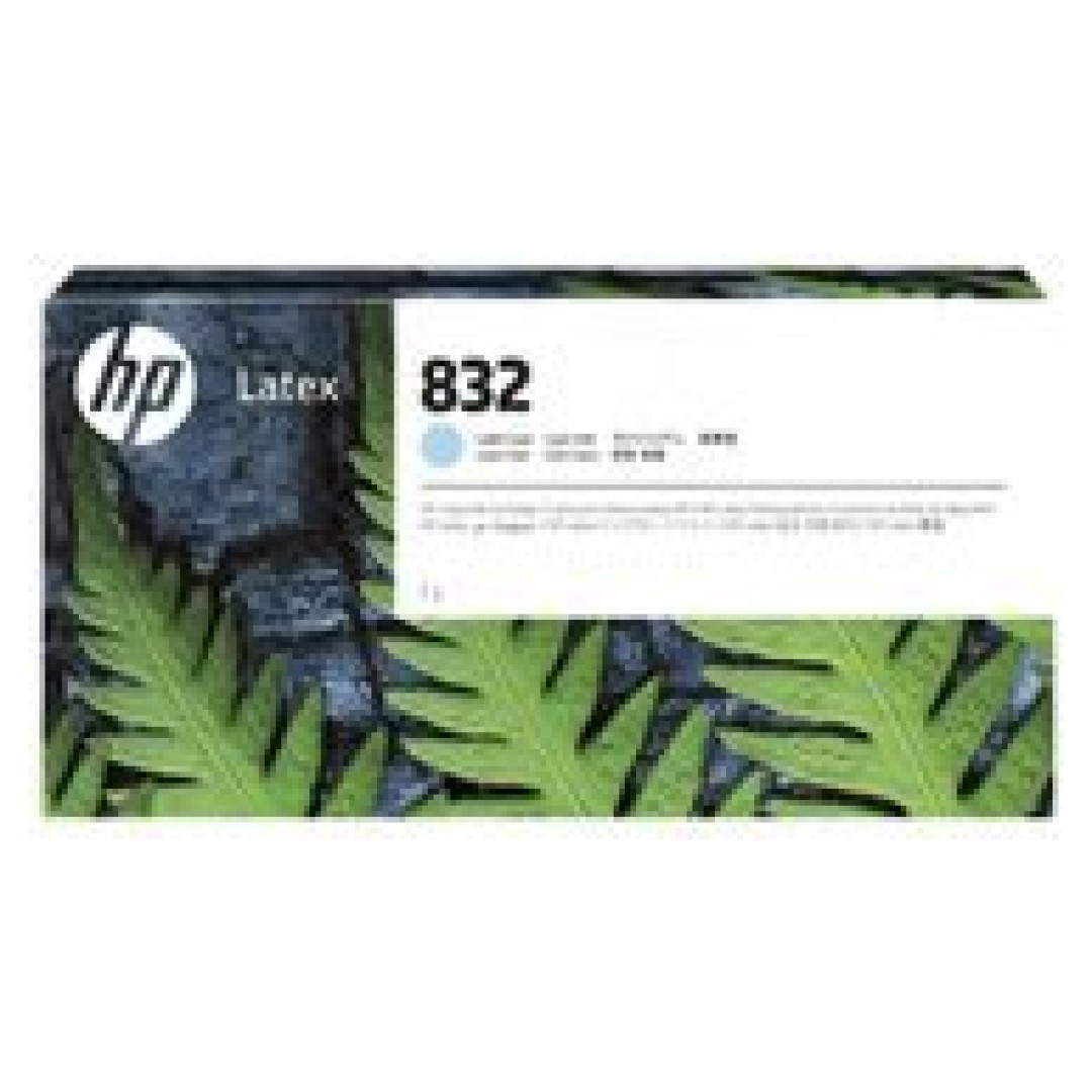 HP 832 1L Lt Cyan Latex Ink Crtg