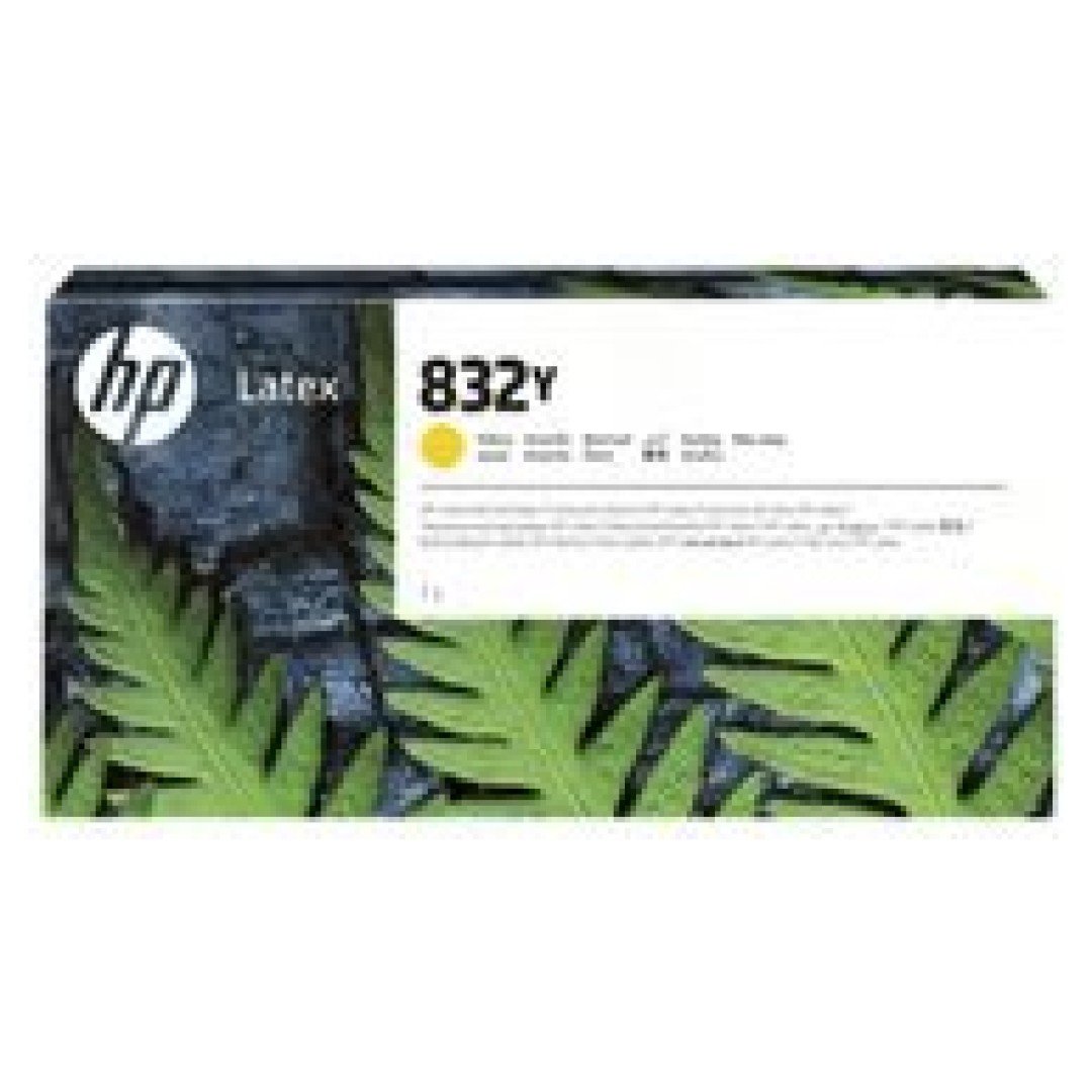 HP 832Y 1L Yellow Latex Ink Crtg