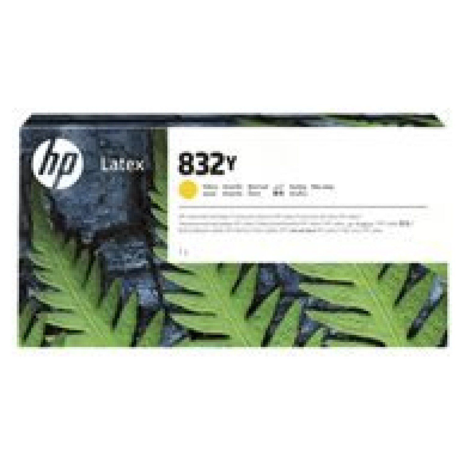 HP 832Y 1L Yellow Latex Ink Crtg