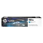 HP 981A Cyan PageWide Cartridge