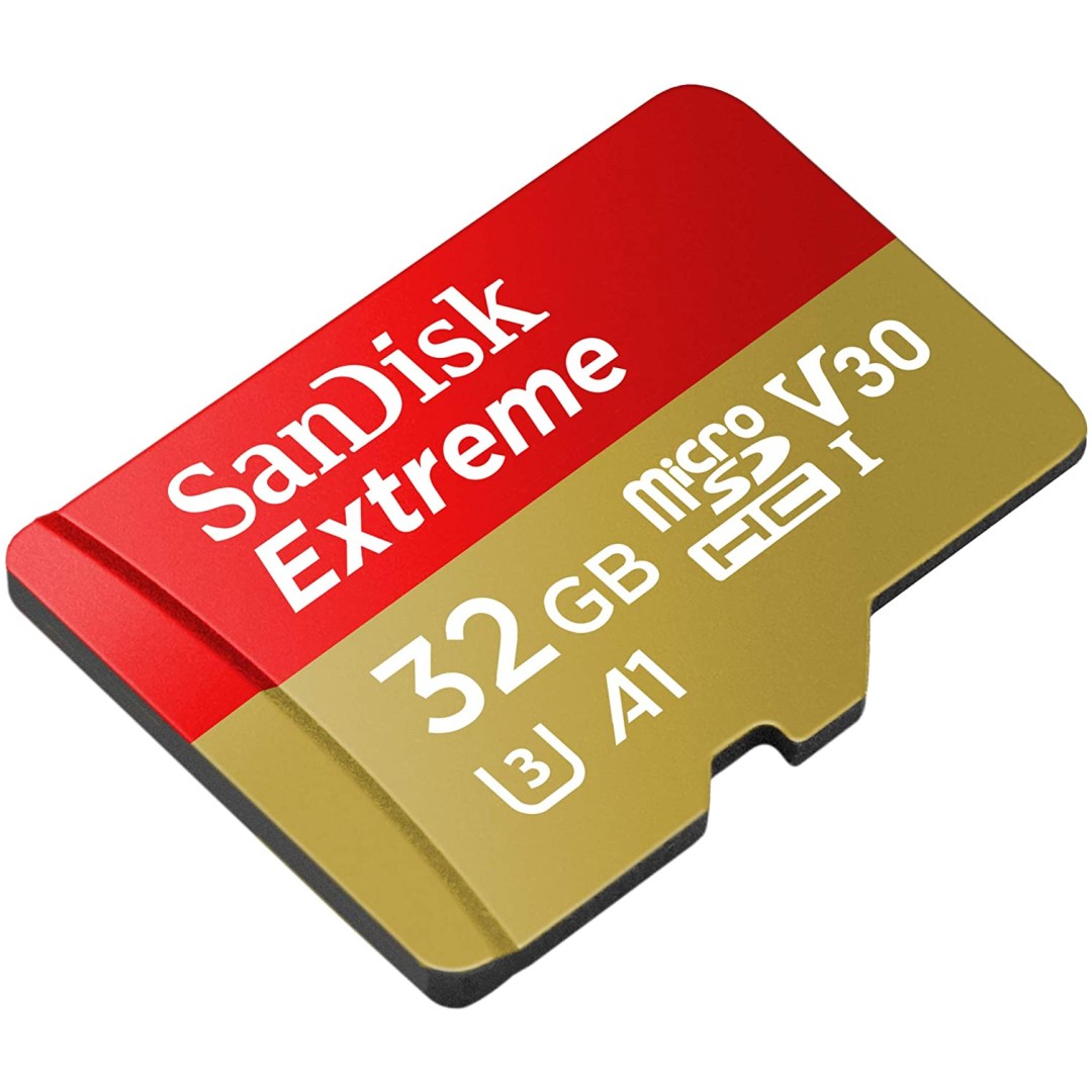 Spominska kartica SDHC-Micro 32GB Sandisk GO Extreme 160MB/s/90MB/s U3 V30 UHS-I +adapter (SDSQXAF-032G-GN6GN)