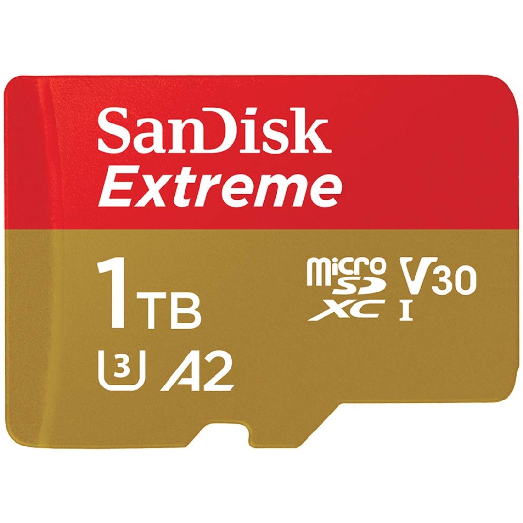 Spominska kartica SDHC-Micro 1TB SanDisk Extreme + Adapter do 190MB/s 130MB/s A2