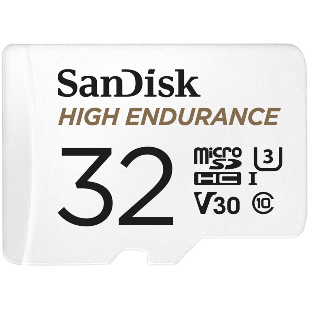SanDisk High Endurance video microSDHC 32GB + SD Adapter Full HD / 4K video