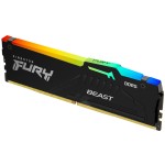 DDR5 32GB 5600MHz CL40 Single (1x32GB) Kingston RGB Fury Beast XMP3.0 1