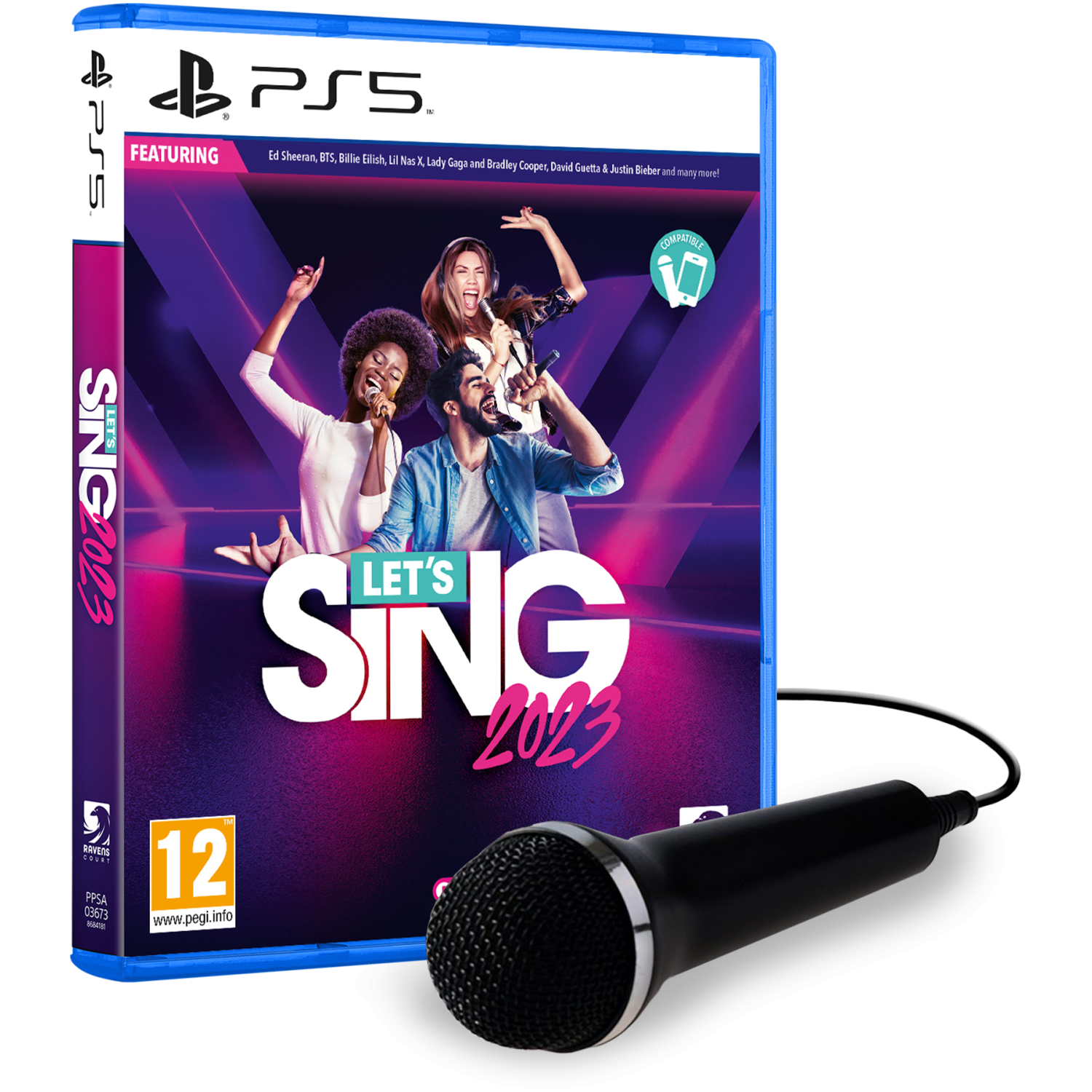 LET'S SING 2023 - SINGLE MIC BUNDLE (Playstation 5)