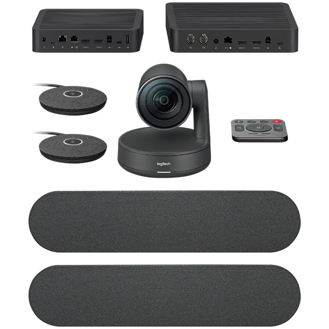 WEB kamera Logitech konferenčna Rally Plus 4K Kit komplet USB-C HDMI RJ45 Mini XLR (960-001224)
