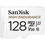 Spominska kartica SDXC-Micro 128GB Sandisk High Endurance 100MB/s/40MB/s U3 V30 UHS-I +adapter (SDSQQNR-128G-GN6IA)