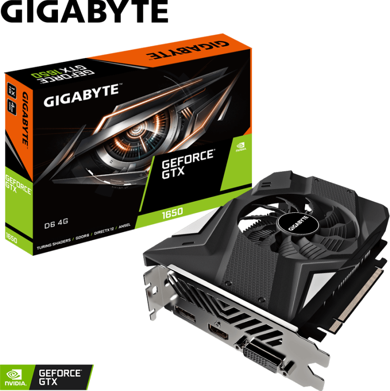 Grafična kartica GIGABYTE GeForce GTX 1650 D6 4G