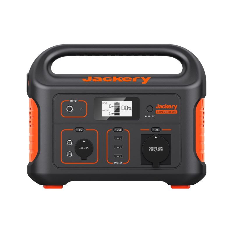 Jackery Explorer 500 prenosna polnilna postaja 500W (1000W kratkotrajno) 518Wh (HTE042500EU)