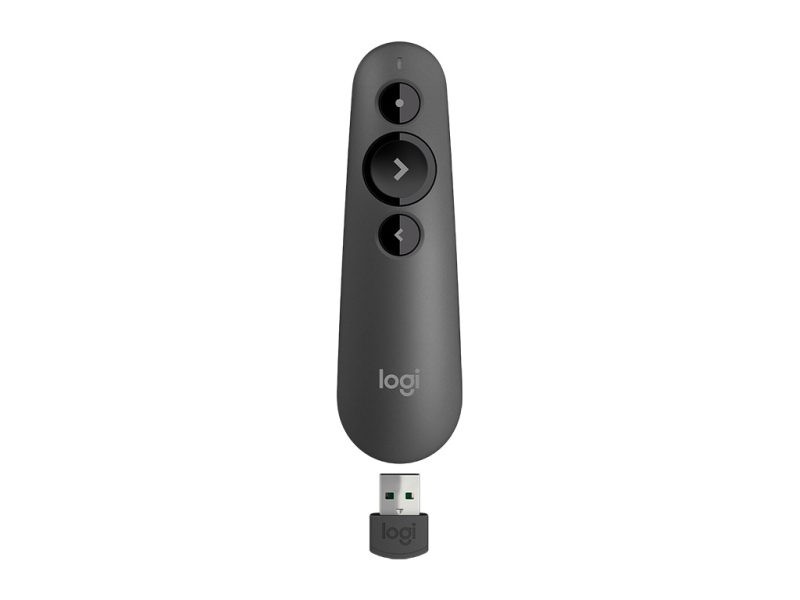 Presenter Logitech Brezžični R500S USB rdeči laser (910-005843)