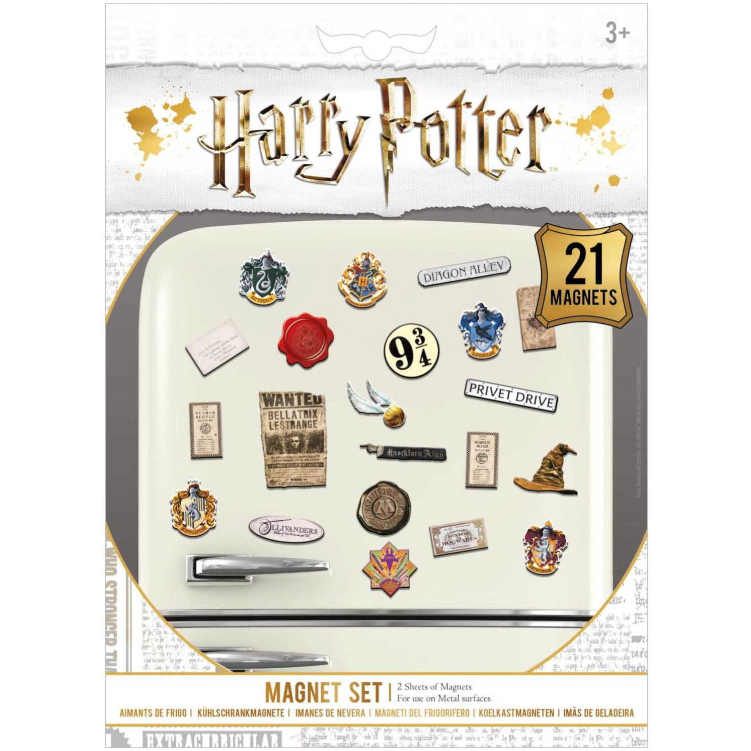 Pyramid HARRY POTTER set magnetov