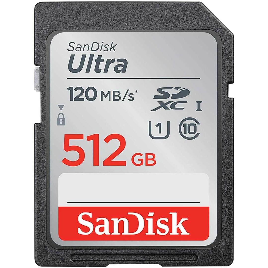 Spominska kartica SDXC 512GB Sandisk Ultra 150MB/s/U1 UHS-I (SDSDUNC-512G-GN6IN)