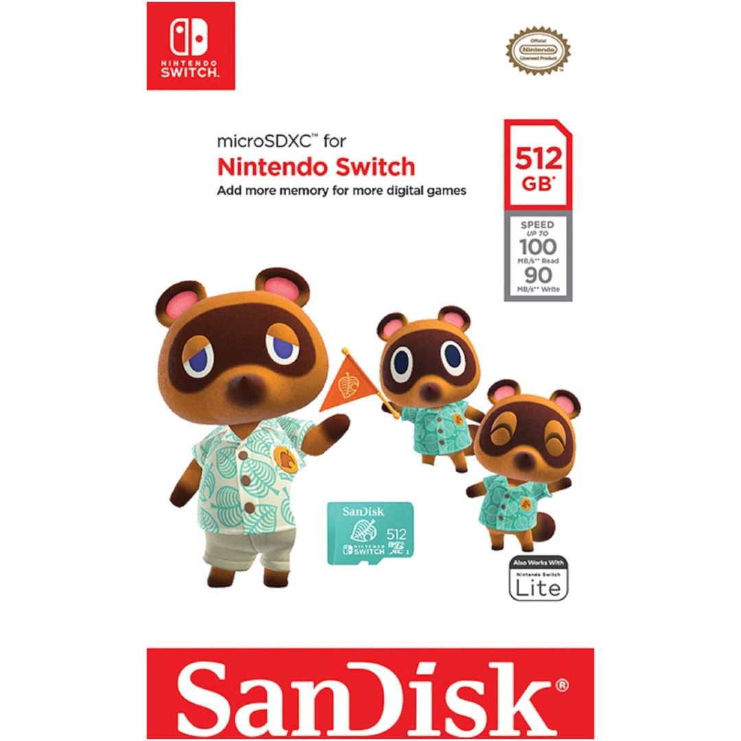 SanDisk microSDXC za Nintendo Switch 512GB