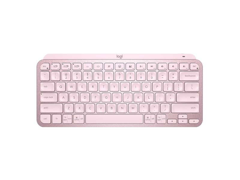 Tipkovnica Logitech brezžična MX mini roza mini SLO gravura (920-010500)