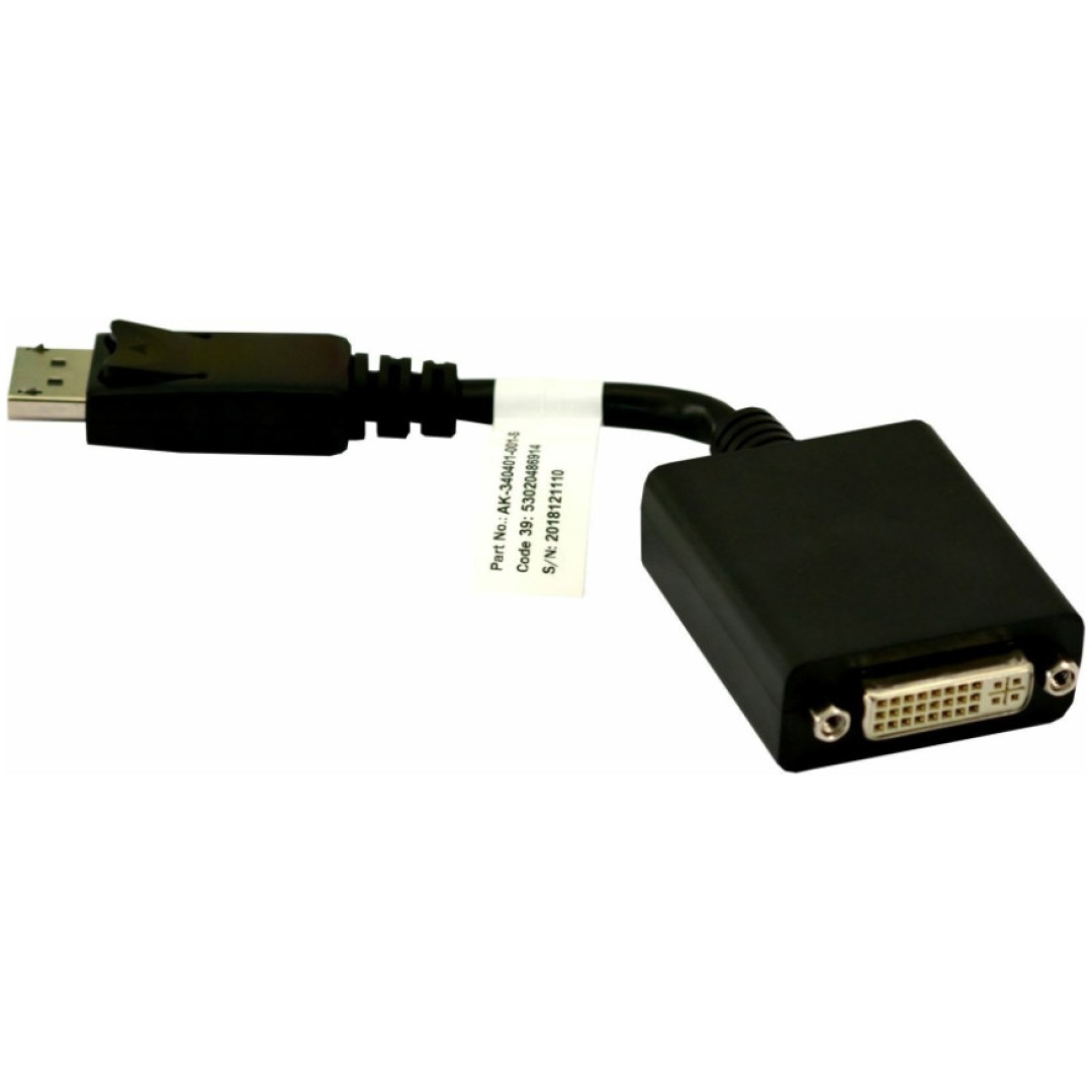 Adapter DisplayPort (m) => DVI-I (24+5) 15cm Digitus