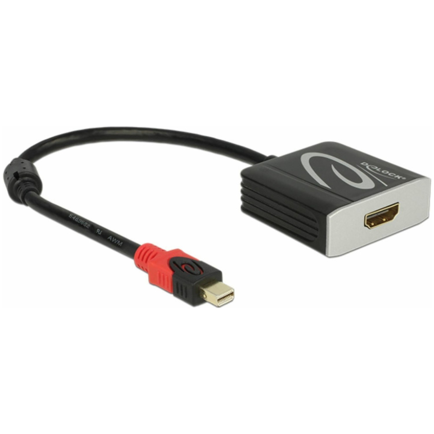 Adapter DisplayPort mini (m) => HDMI (ž) aktivni 4K 60Hz Delock