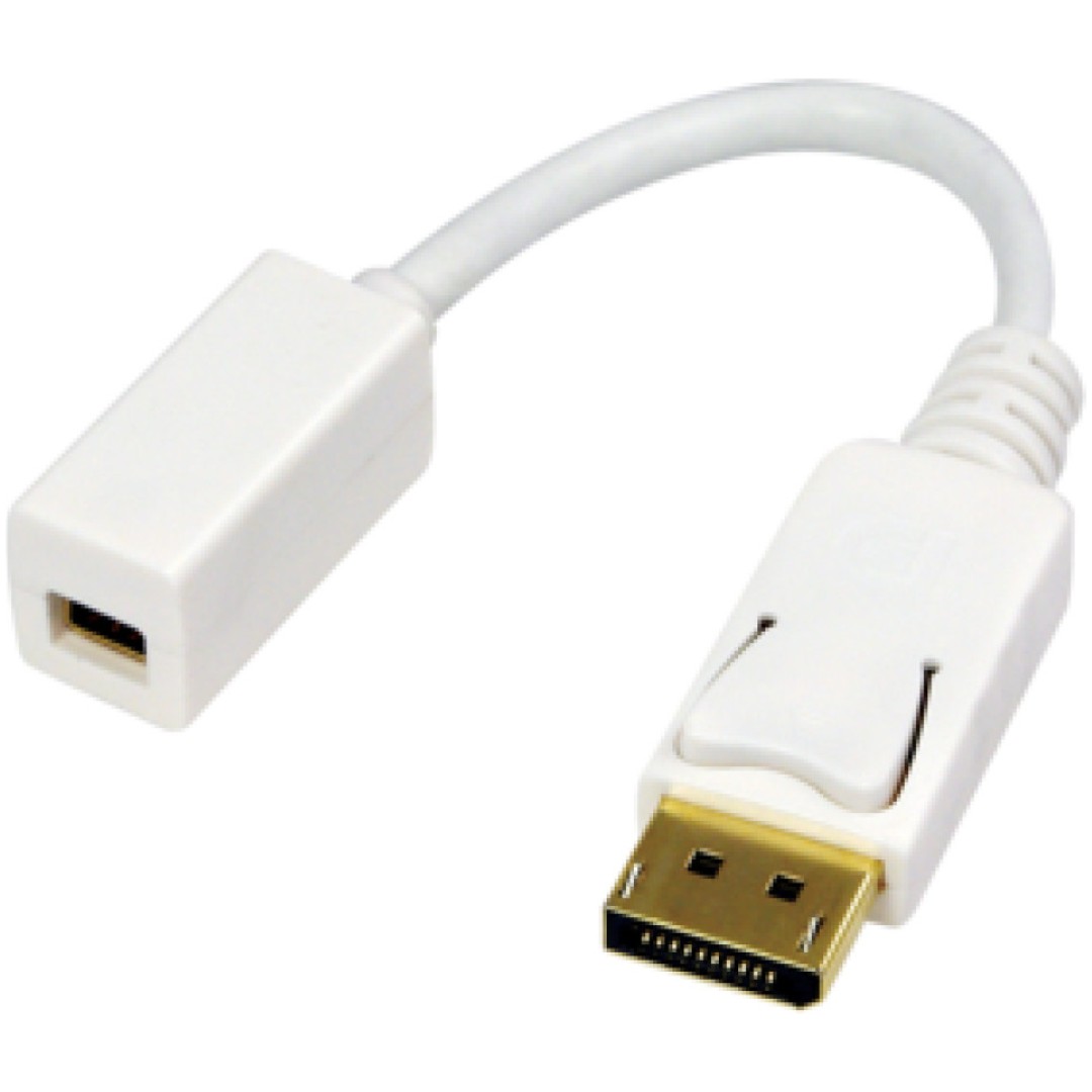 Adapter DisplayPort mini (ž) => DisplayPort (m) Logilink (CV0040) EOLS-P