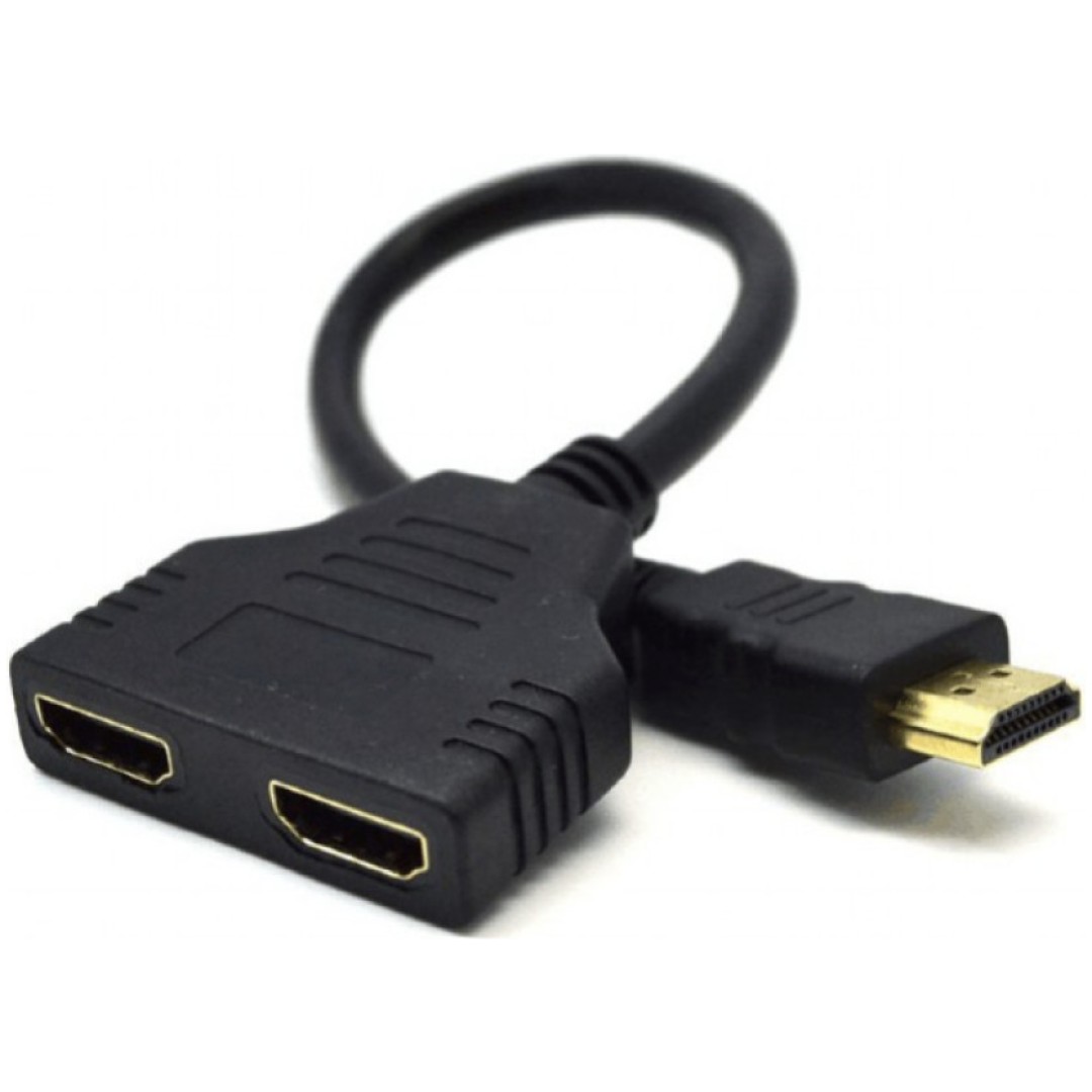 Adapter HDMI (m) => 2x HDMI (ž) Gembird DSP-2PH4-04 črn