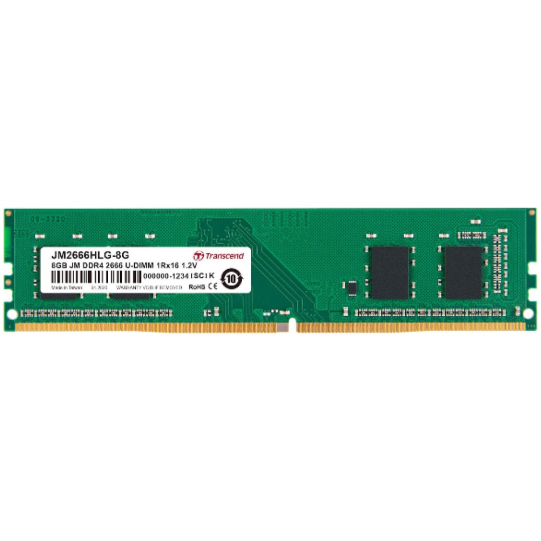 DDR4 8GB 2666MHz CL19 Single (1x 8GB) Transcend Value 1
